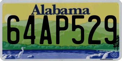 AL license plate 64AP529