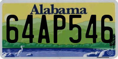 AL license plate 64AP546