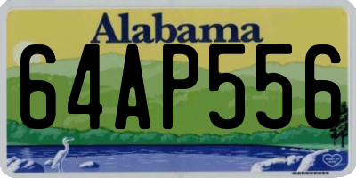 AL license plate 64AP556