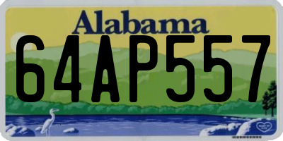 AL license plate 64AP557