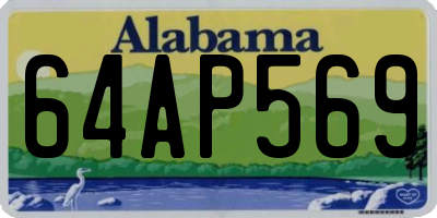 AL license plate 64AP569