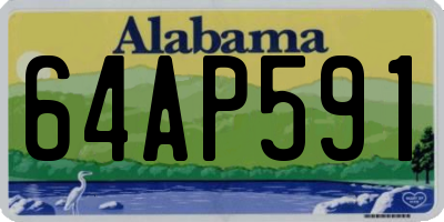AL license plate 64AP591