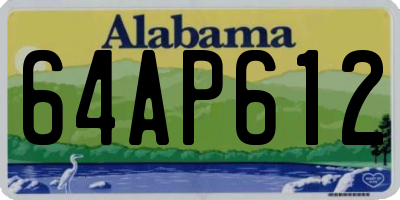 AL license plate 64AP612