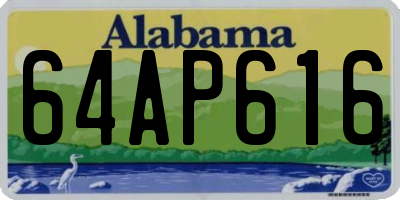 AL license plate 64AP616