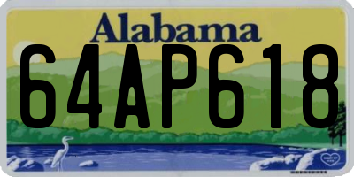 AL license plate 64AP618