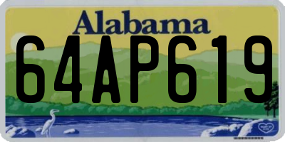 AL license plate 64AP619