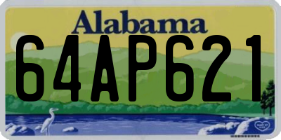 AL license plate 64AP621