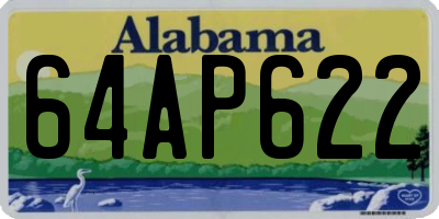 AL license plate 64AP622