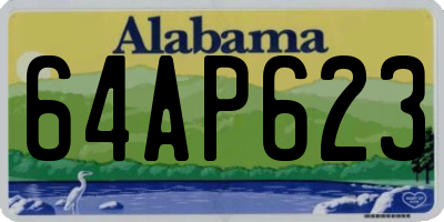 AL license plate 64AP623
