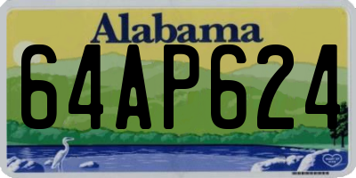 AL license plate 64AP624