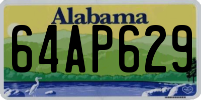 AL license plate 64AP629