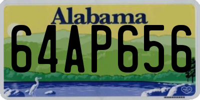 AL license plate 64AP656