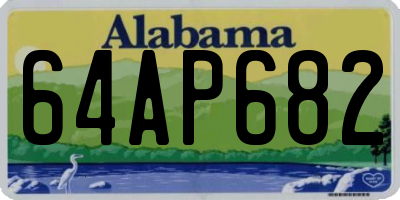 AL license plate 64AP682