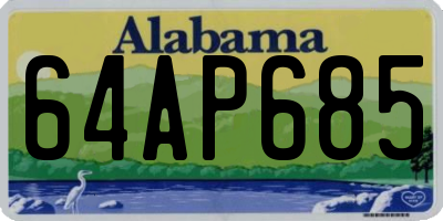 AL license plate 64AP685