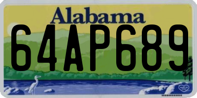 AL license plate 64AP689