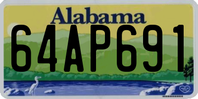 AL license plate 64AP691