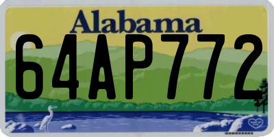 AL license plate 64AP772