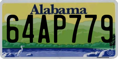 AL license plate 64AP779