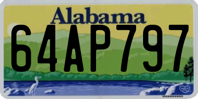 AL license plate 64AP797
