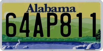 AL license plate 64AP811