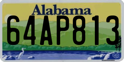 AL license plate 64AP813