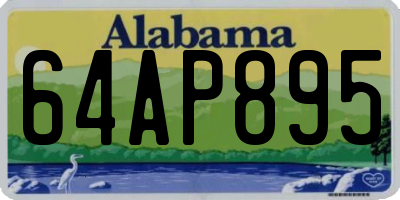 AL license plate 64AP895