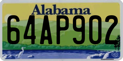 AL license plate 64AP902