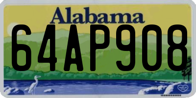 AL license plate 64AP908