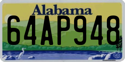 AL license plate 64AP948