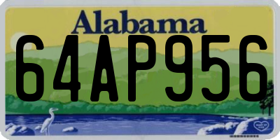 AL license plate 64AP956