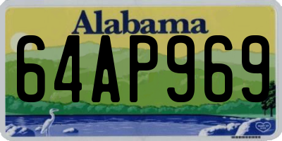 AL license plate 64AP969
