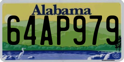 AL license plate 64AP979