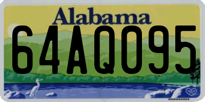 AL license plate 64AQ095