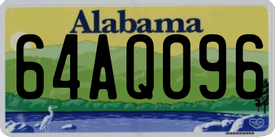 AL license plate 64AQ096