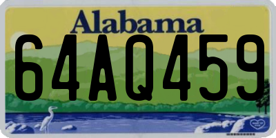 AL license plate 64AQ459