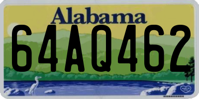 AL license plate 64AQ462
