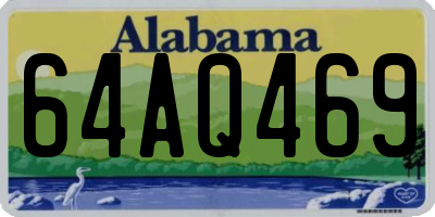 AL license plate 64AQ469