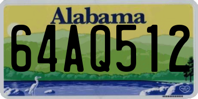 AL license plate 64AQ512