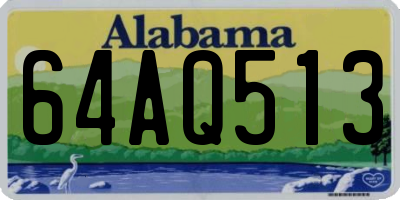 AL license plate 64AQ513