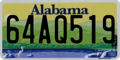 AL license plate 64AQ519