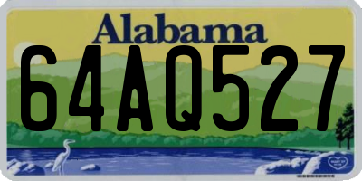 AL license plate 64AQ527