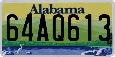 AL license plate 64AQ613