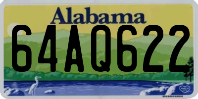 AL license plate 64AQ622
