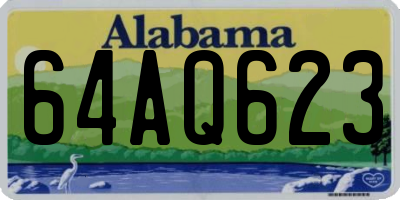 AL license plate 64AQ623