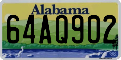 AL license plate 64AQ902