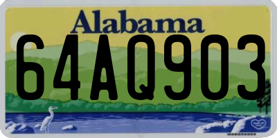 AL license plate 64AQ903
