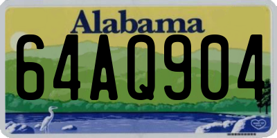 AL license plate 64AQ904