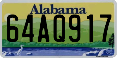 AL license plate 64AQ917
