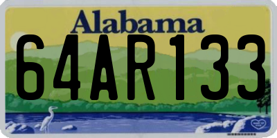 AL license plate 64AR133
