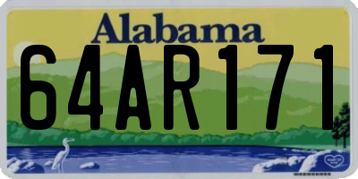 AL license plate 64AR171